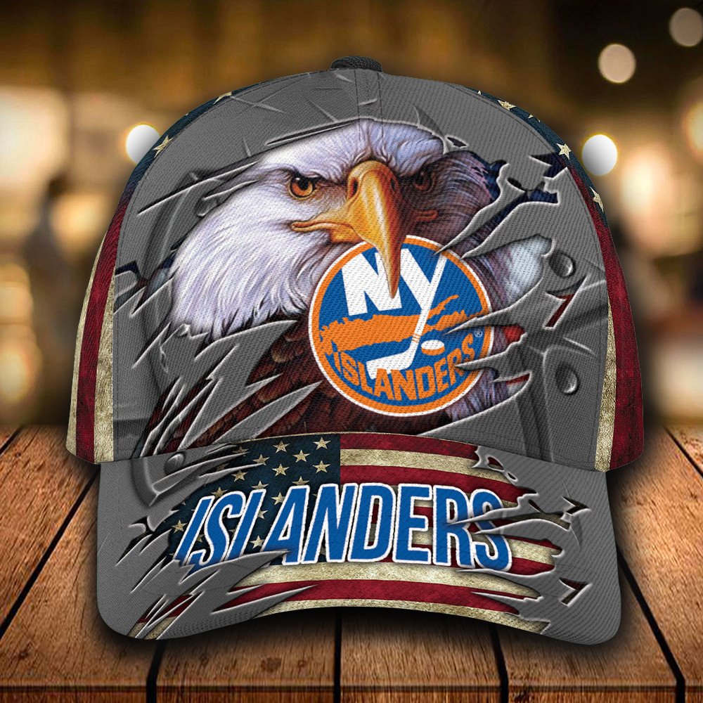Personalized NHL New York Islanders Eagle Custom Cap