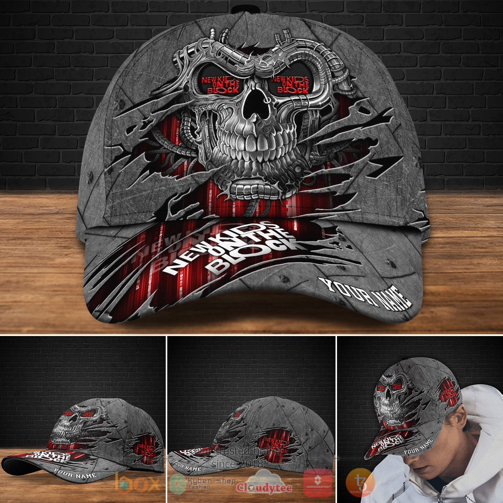 Personalized NKOTB Skull Custom cap