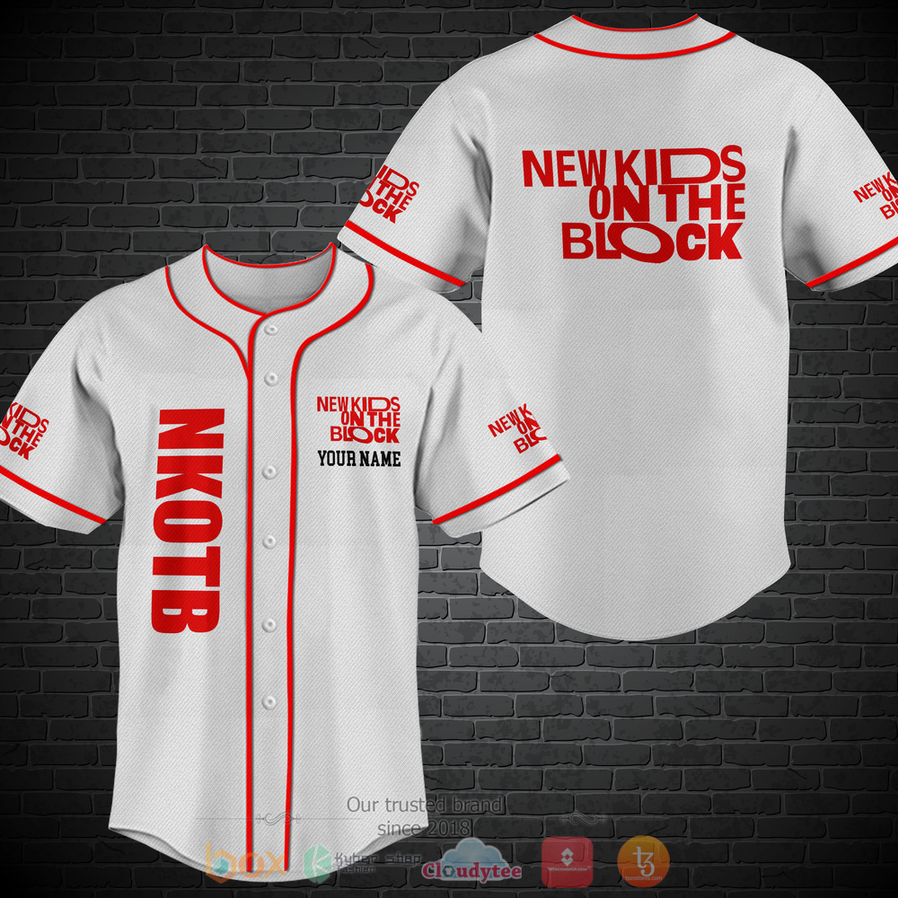Personalized New Kids on the Block custom baseball jersey shirt 7 Personalized New Kids on the Block custom baseball jersey