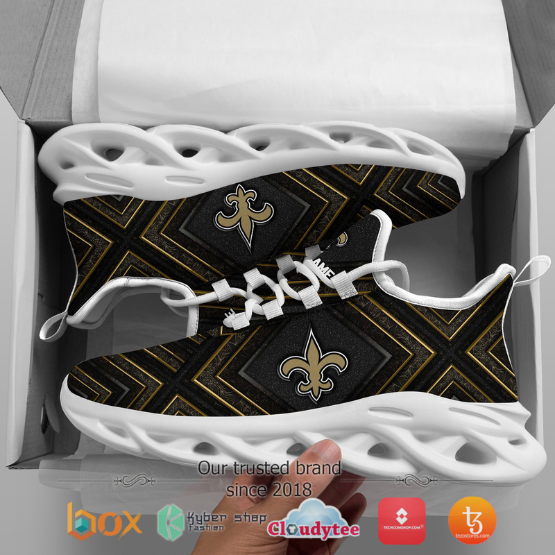 New Orleans Saints Personalized Custom Clunky max soul Sneaker 12 Personalized New Orleans Saints Custom Clunky max soul shoes