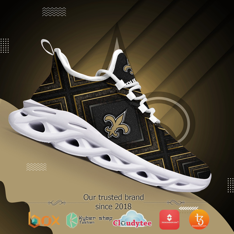 Personalized New Orleans Saints Custom Clunky max soul shoes 1 2 3 4