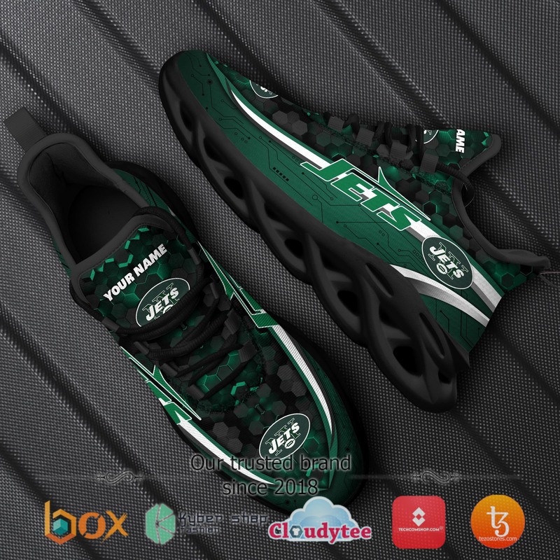 Personalized New York Jets Football Team Max Soul Clunky Sneaker 8 Personalized New York Jets Football Team Max Soul Clunky Sneaker