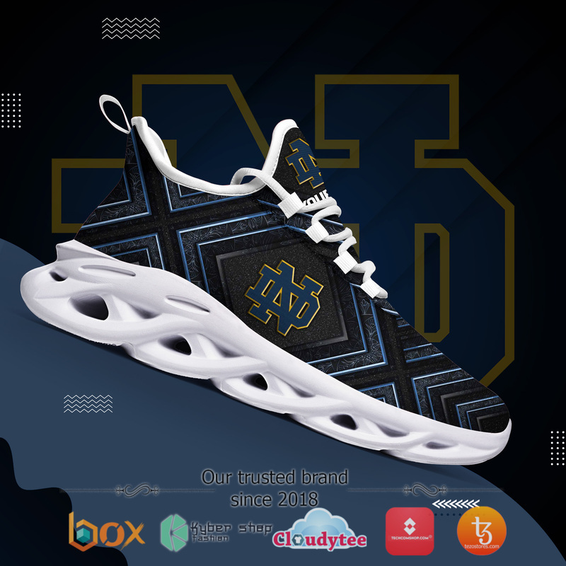 Notre Dame Fighting Irish Personalized Custom Clunky max soul Sneaker 5 Personalized Notre Dame Fighting Irish Custom Clunky max soul shoes 1 2 3 4
