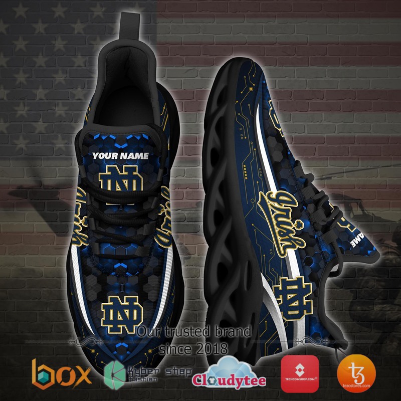 Personalized Notre Dame Fighting Irish Football Team Max Soul Clunky Sneaker 3 Personalized Notre Dame Fighting Irish Football Team Max Soul Clunky Sneaker 1 2