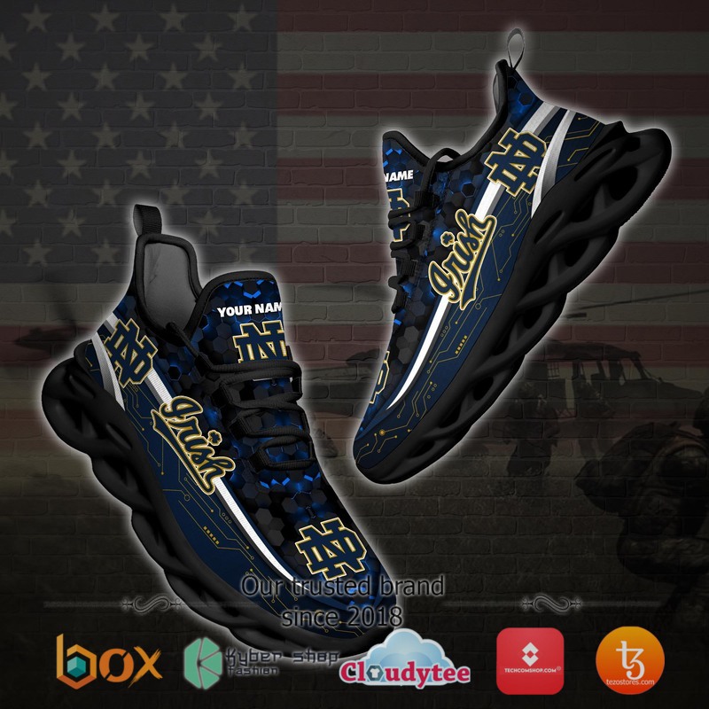 Personalized Notre Dame Fighting Irish Football Team Max Soul Clunky Sneaker 4 Personalized Notre Dame Fighting Irish Football Team Max Soul Clunky Sneaker 1 2 3