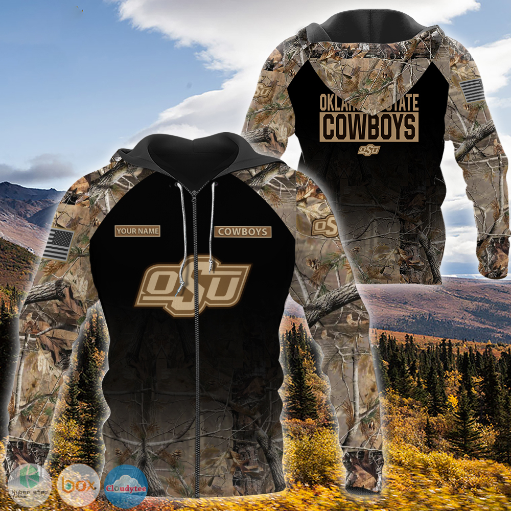 Personalized Oklahoma State Cowboys hunting camo custom jersey shirt, hoodie 5 Personalized Oklahoma State Cowboys hunting camo custom 3d shirt hoodie 1 2 3 4