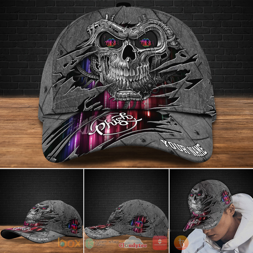Personalized Phish Skull Custom cap