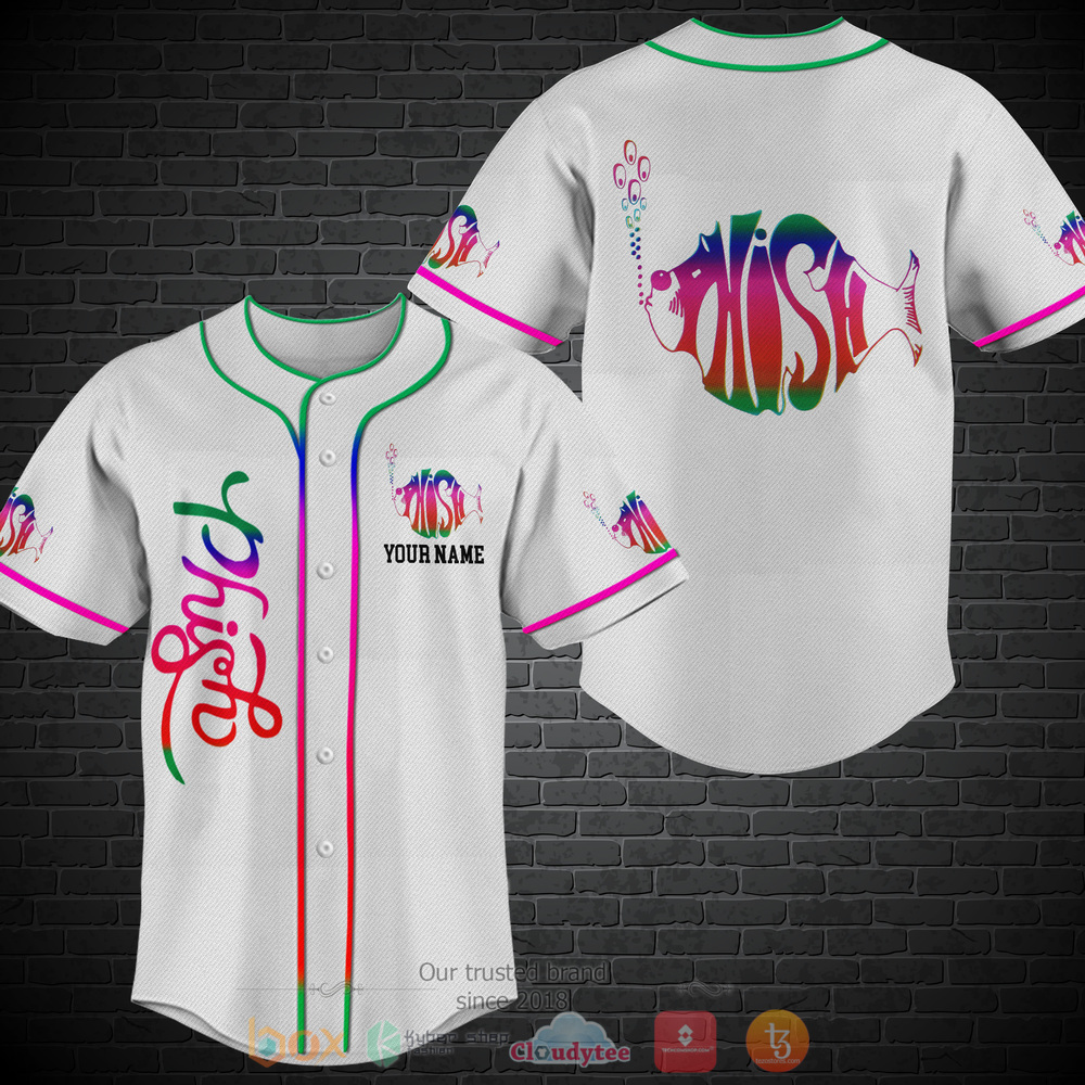 Personalized Phish custom baseball jersey