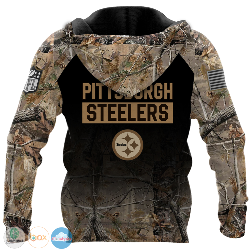 Personalized Pittsburgh Steelers hunting camo NFL custom jersey shirt,  hoodie • Kybershop