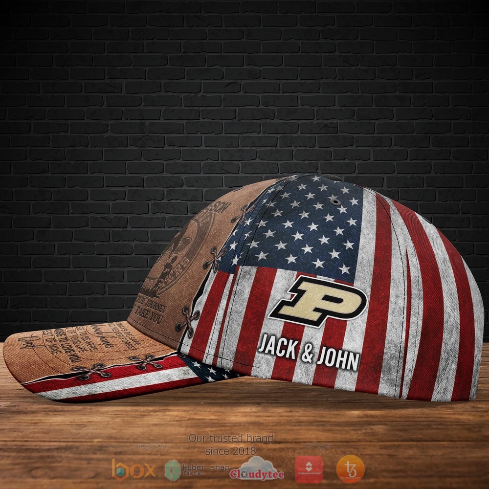 Personalized To My Son Purdue Boilermakers Custom hat Cap 3 Personalized Purdue Boilermakers To My Son Custom Cap 1 2