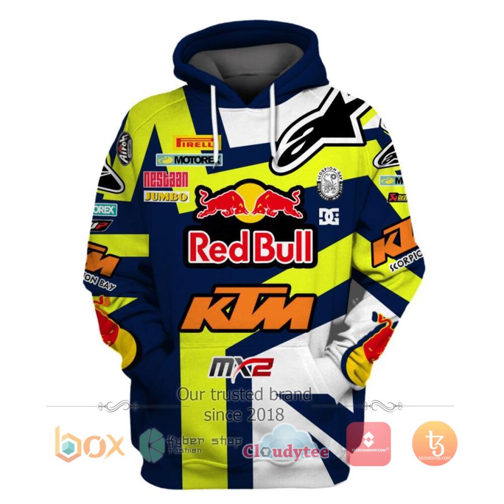 Personalized Red Bull KTM 3d shirt, hoodie 2 Personalized Red Bull KTM 3d shirt hoodie 1