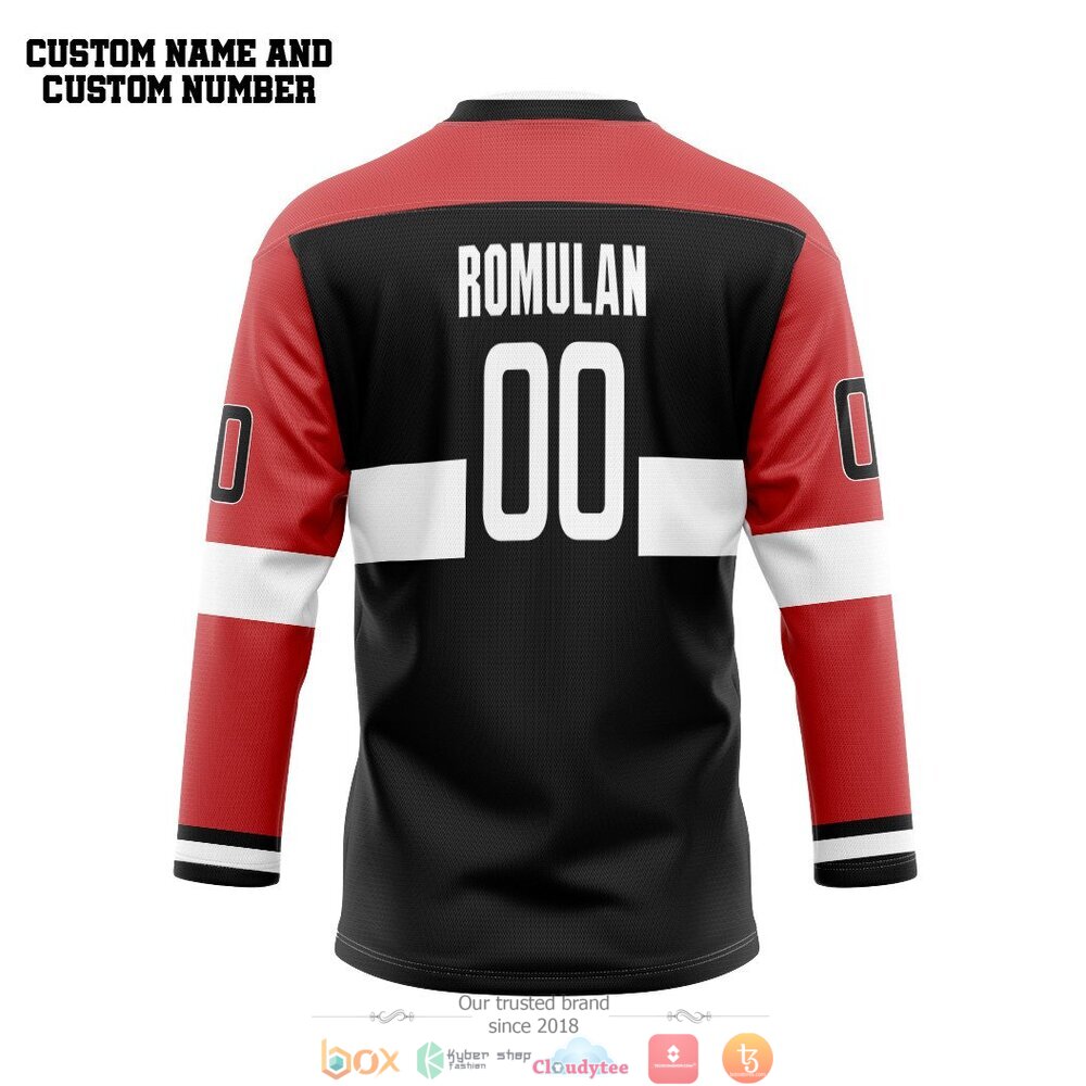 Romulan Free State custom Personalized hockey jersey 3 Personalized Romulan Free State custom hockey jersey 1 2
