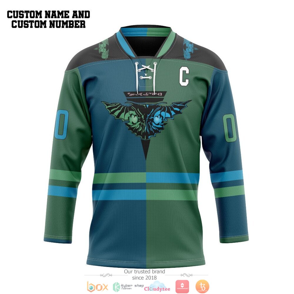 Romulan Star Empire custom Personalized hockey jersey 1 Personalized Romulan Star Empire custom hockey jersey
