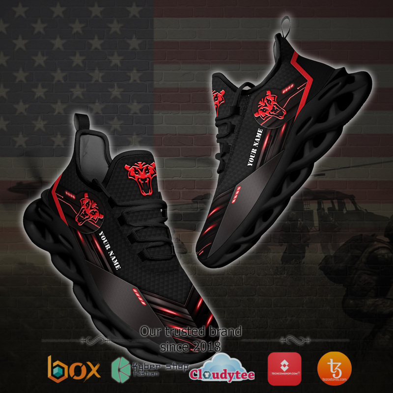 Personalized SAME Tractors Tractor Shoes Custom Black Clunky Max Soul Shoes 1 2