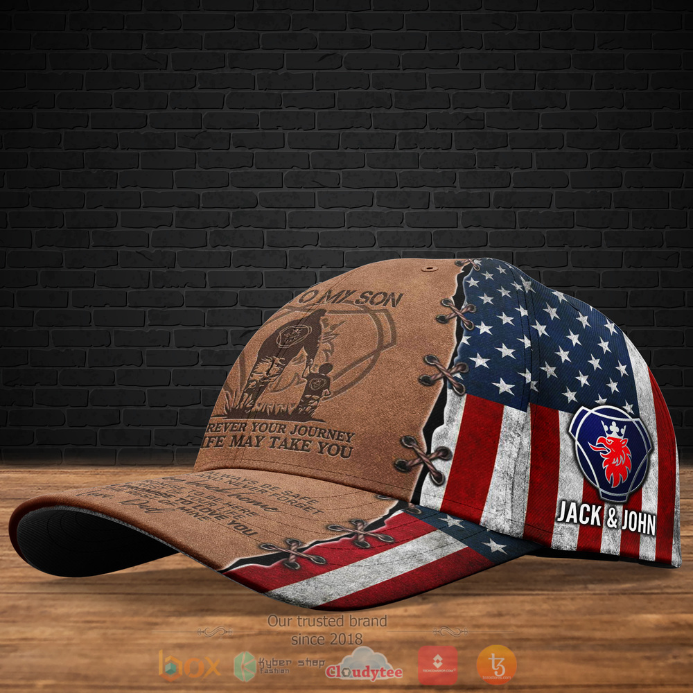 Personalized SCANIA To My Son Custom hat Cap 2 Personalized SCANIA To My Son Custom Cap 1