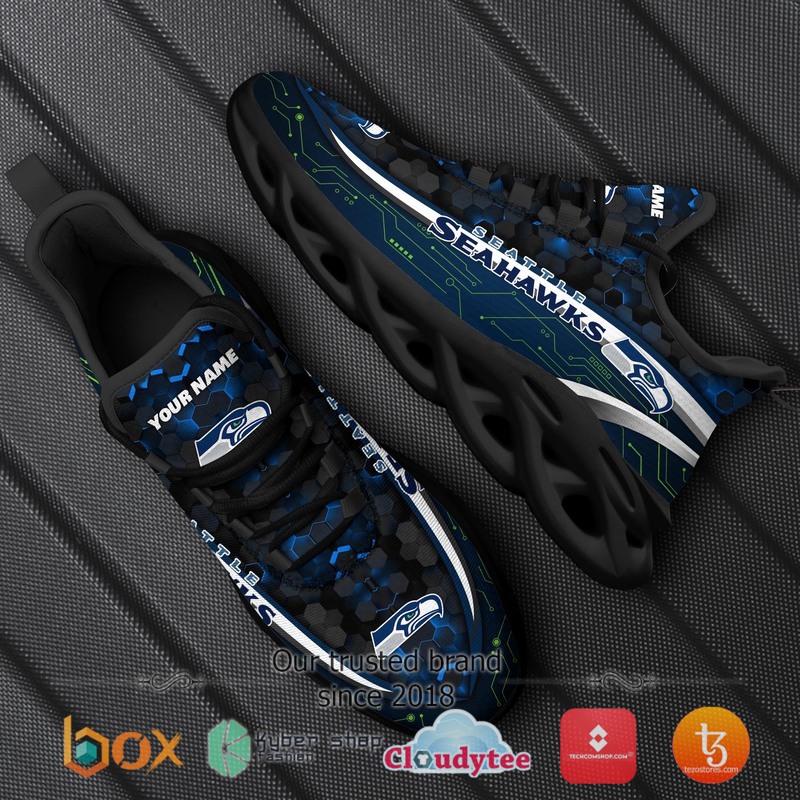 Personalized Seattle Seahawks Football Team Max Soul Clunky Sneaker 1 Personalized Seattle Seahawks Football Team Max Soul Clunky Sneaker