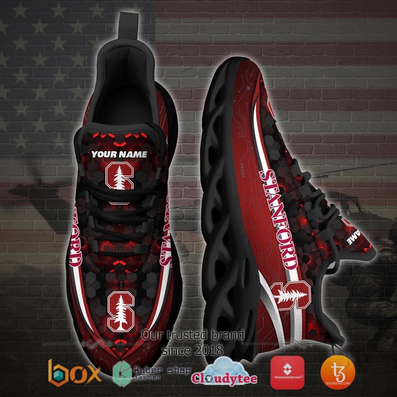 Stanford Cardinal Football Team Personalized Clunky Max Soul Sneaker 3 Personalized Stanford Cardinal Football Team Clunky Max Soul Shoes 1 2