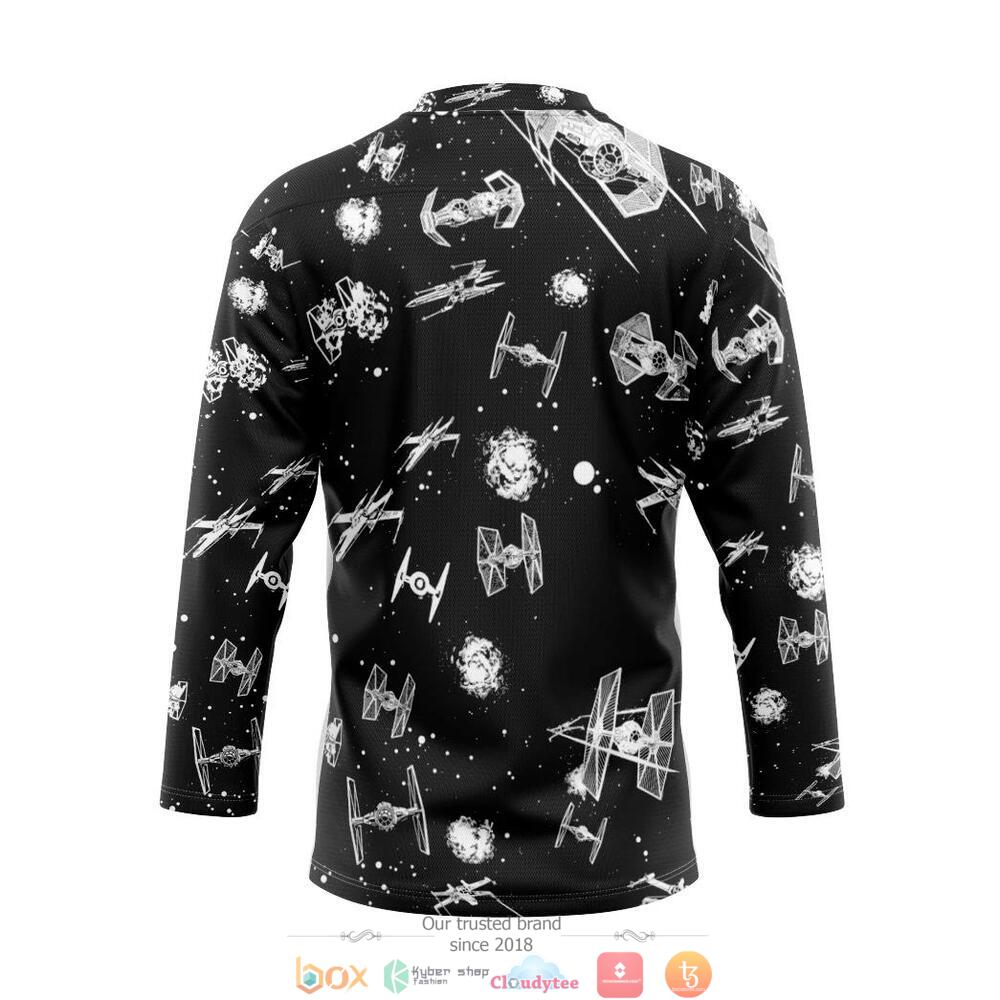Star Wars Darth custom Personalized hockey jersey 2 Personalized Star Wars Darth custom hockey jersey 1