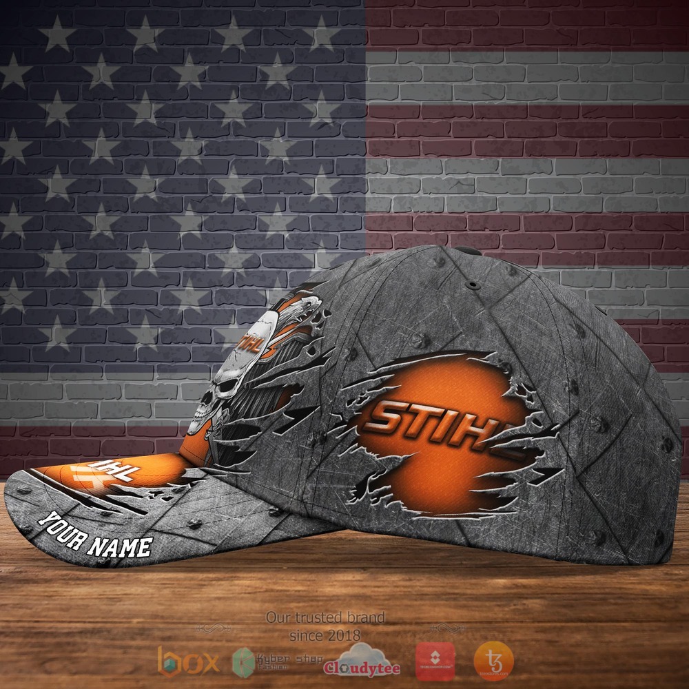 Personalized Eagle Skull Wings Stihl Custom hat Cap 5 Personalized Stihl Eagle Skull Wings Custom Cap 1 2 3 4