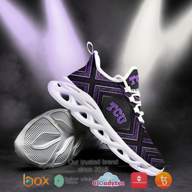 TCU Horned Frogs Personalized Custom Clunky max soul Sneaker 3 Personalized TCU Horned Frogs Custom Clunky max soul shoes 1 2