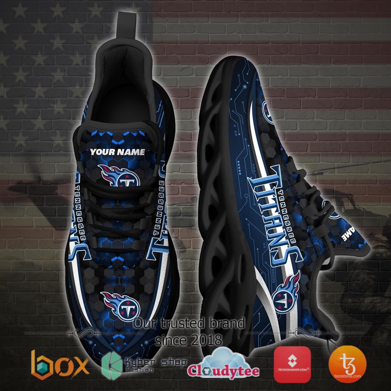 Personalized Tennessee Titans Football Team Max Soul Clunky Sneaker 3 Personalized Tennessee Titans Football Team Max Soul Clunky Sneaker 1 2