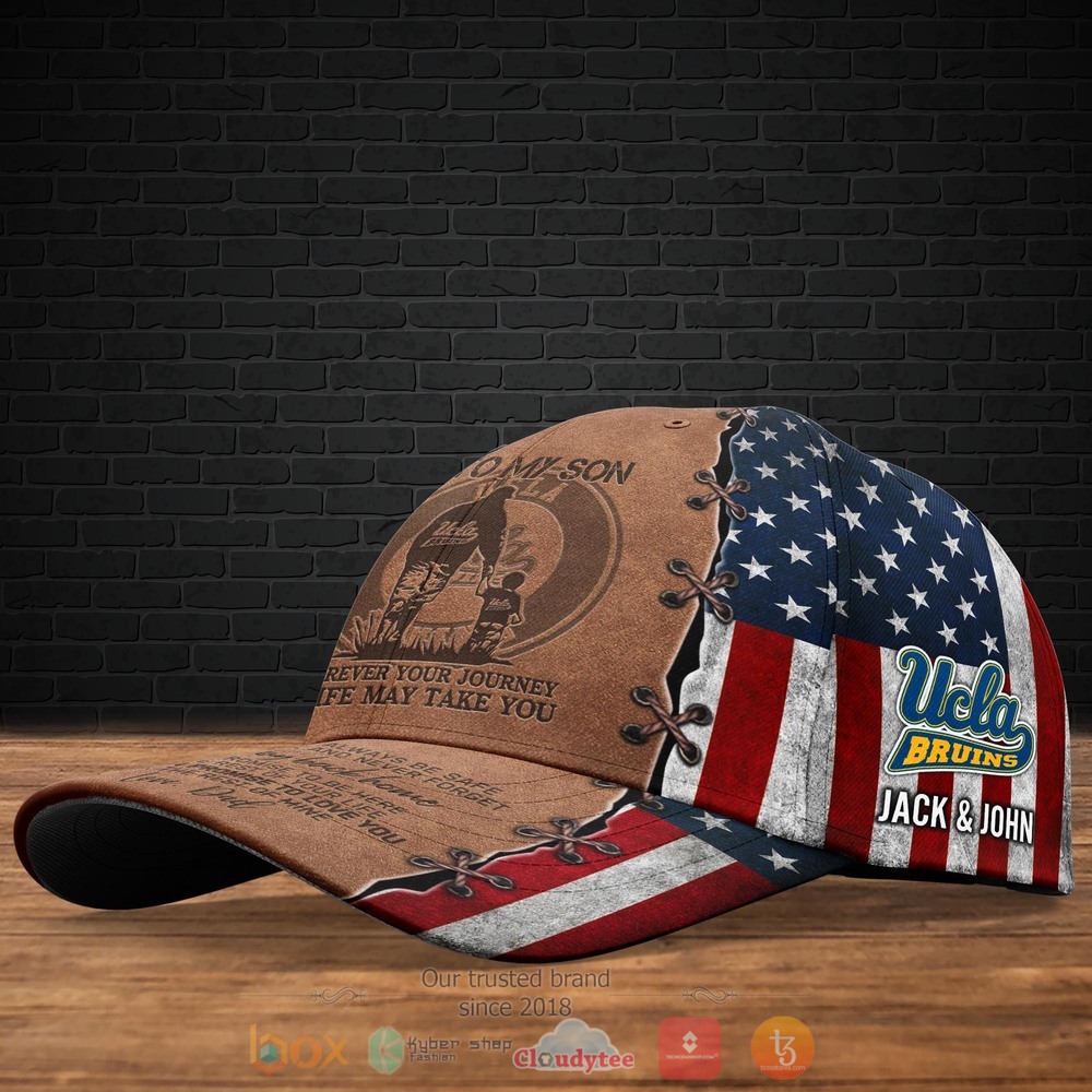 Personalized To My Son UCLA Bruins Custom hat Cap 2 Personalized UCLA Bruins To My Son Custom Cap 1