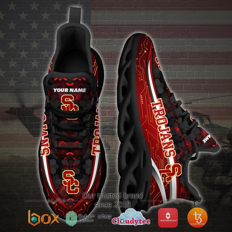 USC Trojans Football Team Personalized Clunky Max Soul Sneaker 3 Personalized USC Trojans Football Team Clunky Max Soul Shoes 1 2