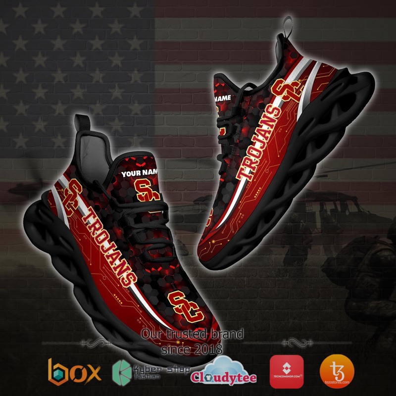 USC Trojans Football Team Personalized Clunky Max Soul Sneaker 4 Personalized USC Trojans Football Team Clunky Max Soul Shoes 1 2 3