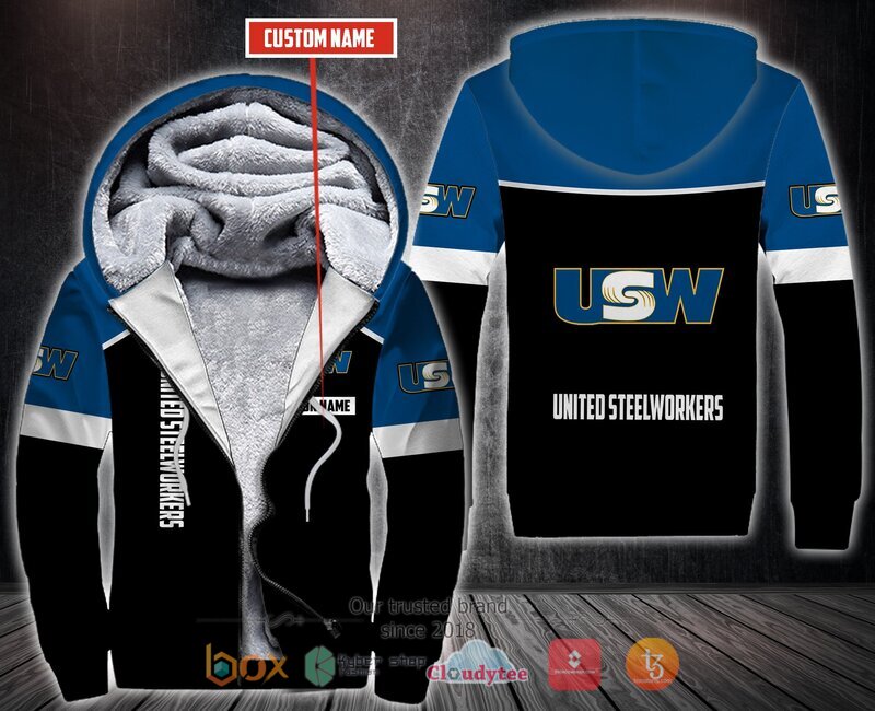 Personalized United Steelworkers Fleece Hoodie