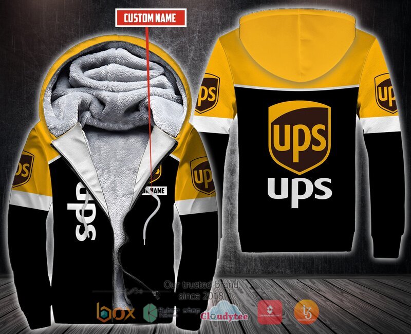 Personalized Ups Fleece Hoodie