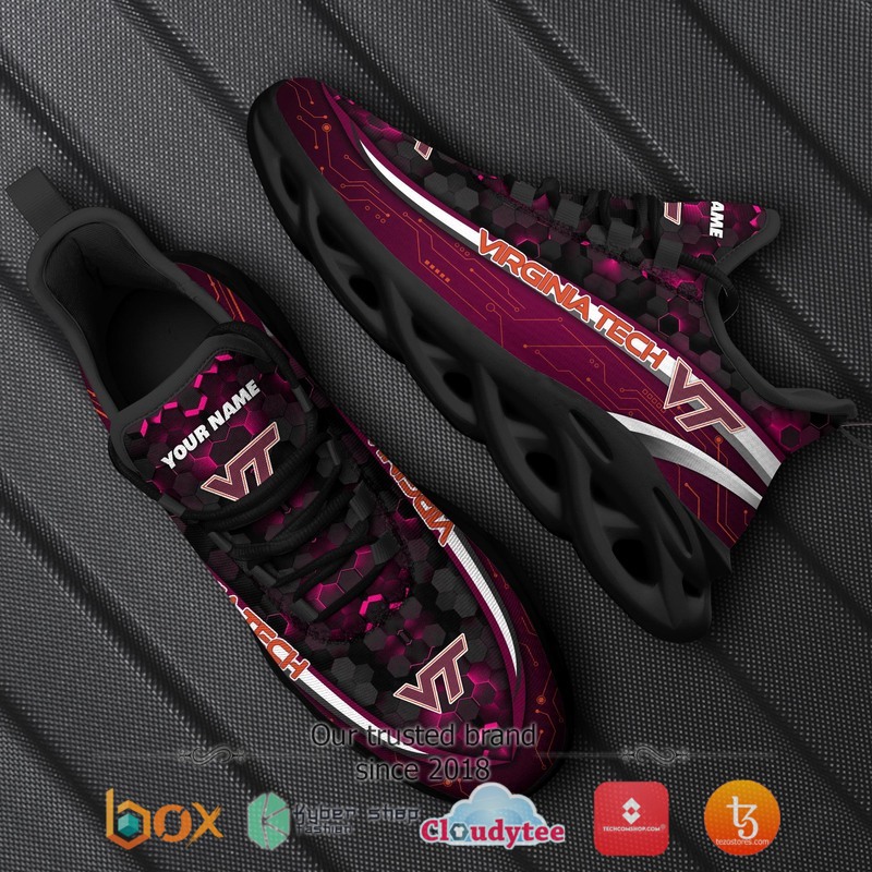 Virginia Tech Hokies Football Team Personalized Clunky Max Soul Sneaker 8 Personalized Virginia Tech Hokies Football Team Clunky Max Soul Shoes