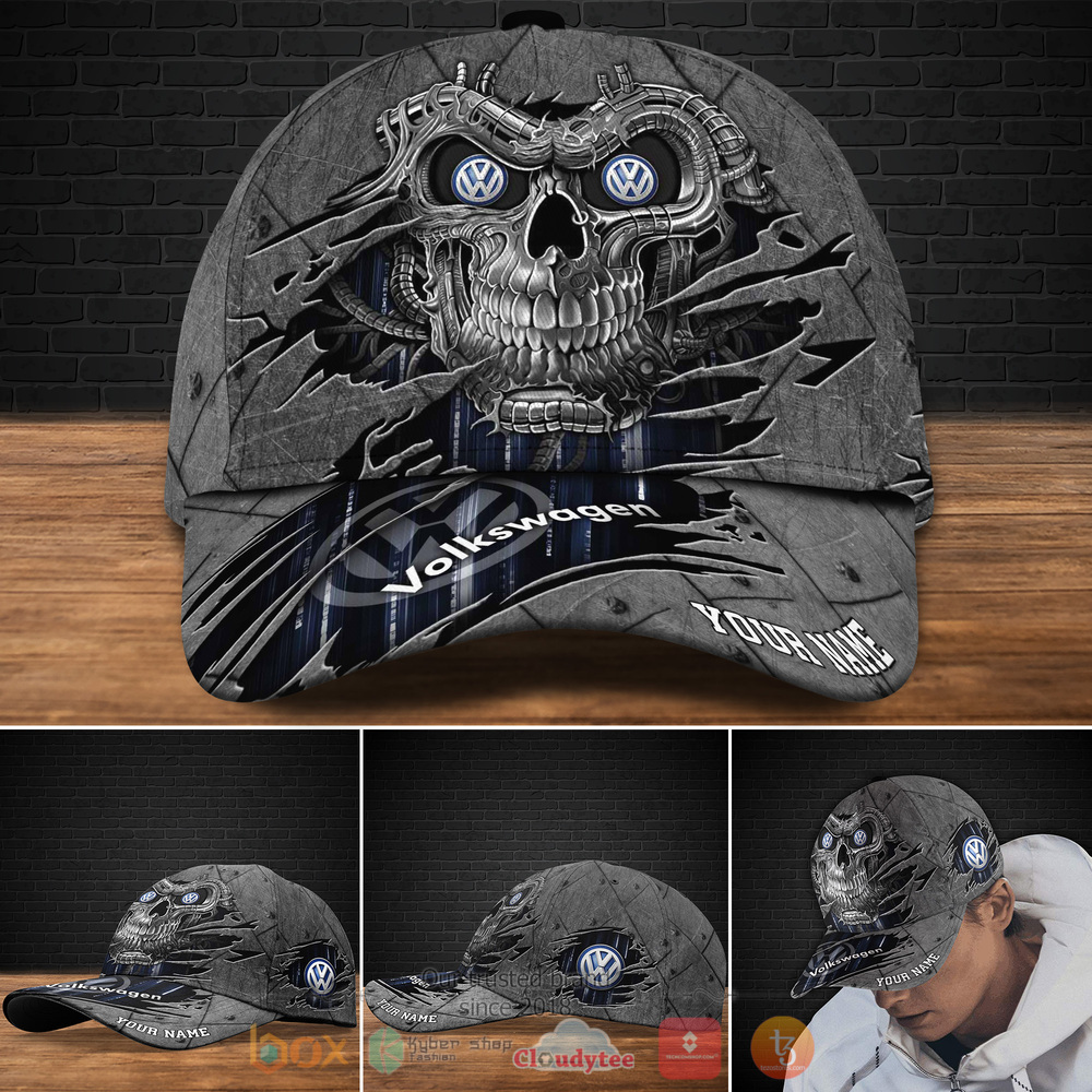 Personalized Volkswagen Skull Custom cap