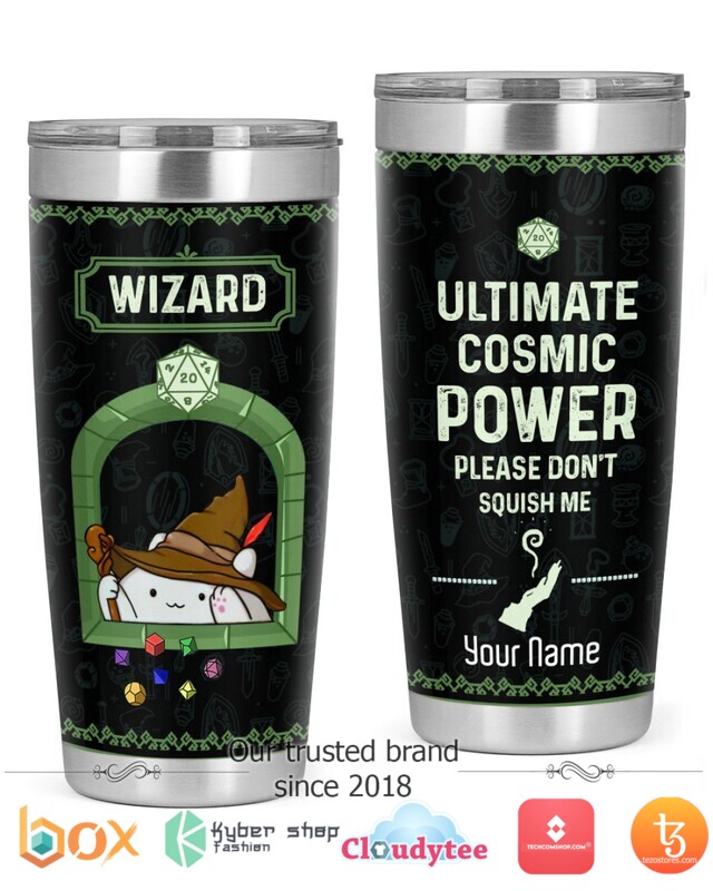 Wizard Ultimate Cosmic Power Please don't squish me Personalized tumbler 1 Personalized Wizard Ultimate Cosmic Power Please dont squish me tumbler