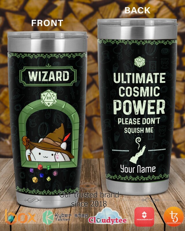 Wizard Ultimate Cosmic Power Please don't squish me Personalized tumbler 3 Personalized Wizard Ultimate Cosmic Power Please dont squish me tumbler 1 2