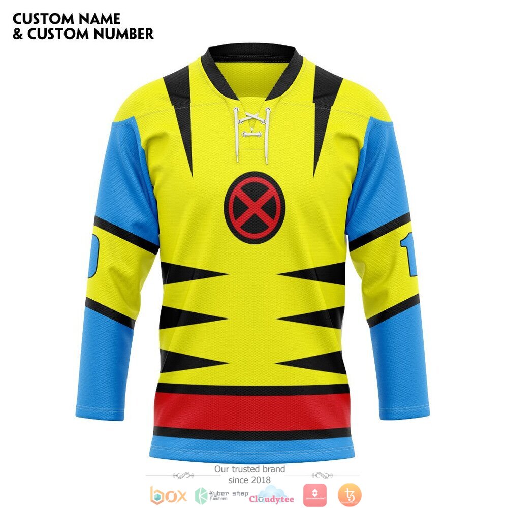 Personalized Wolverine custom hockey jersey