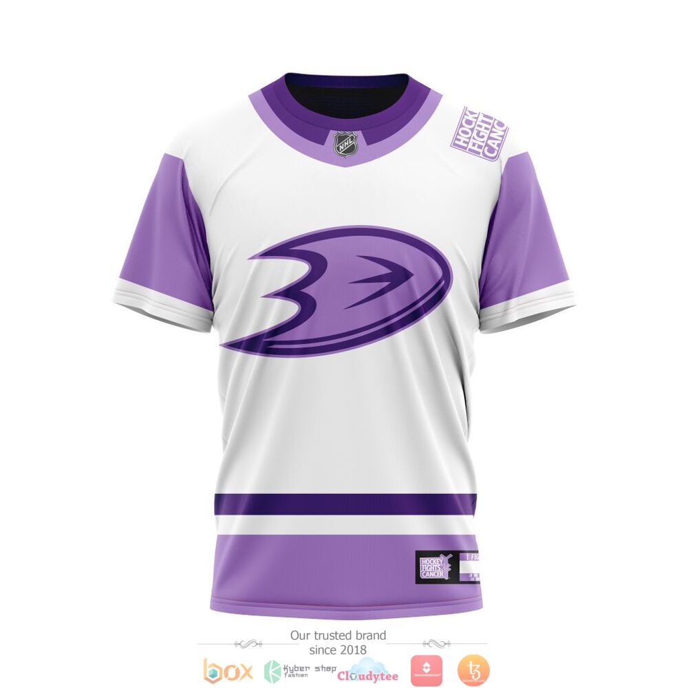 Personlaized Anaheim Ducks Hockey Fight Cancer custom jersey shirt, hoodie 6 Personlaized Anaheim Ducks NHL Hockey Fight Cancer custom 3d shirt hoodie 1 2 3 4 5