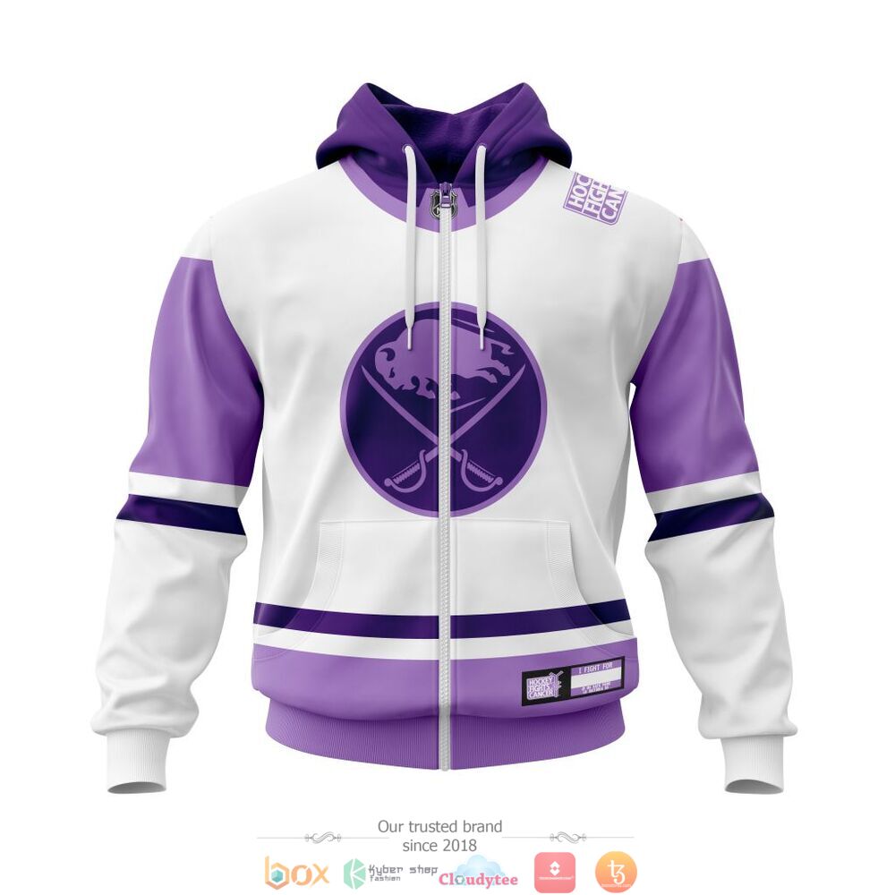 Personlaized Buffalo Sabres Hockey Fight Cancer custom jersey shirt, hoodie 2 Personlaized Buffalo Sabres NHL Hockey Fight Cancer custom 3d shirt hoodie 1