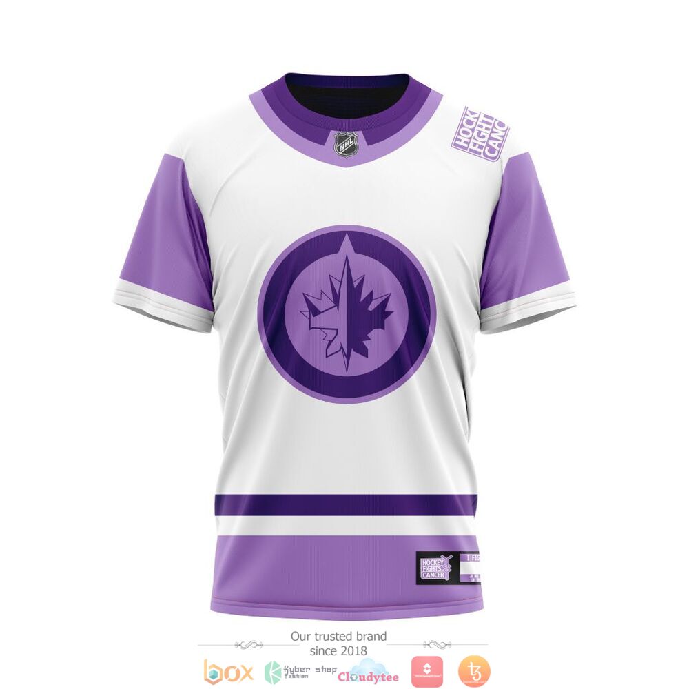 Personlaized Winnipeg Jets Hockey Fight Cancer custom jersey shirt, hoodie 6 Personlaized Winnipeg Jets NHL Hockey Fight Cancer custom 3d shirt hoodie 1 2 3 4 5