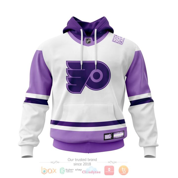 BEST Philadelphia Flyers Fight Cancer Personalized All Over Print 3D Hoodie, Zip Hoodie 7 Philadelphia Flyers Fight Cancer Personalized 3D Hoodie Zip Hoodie