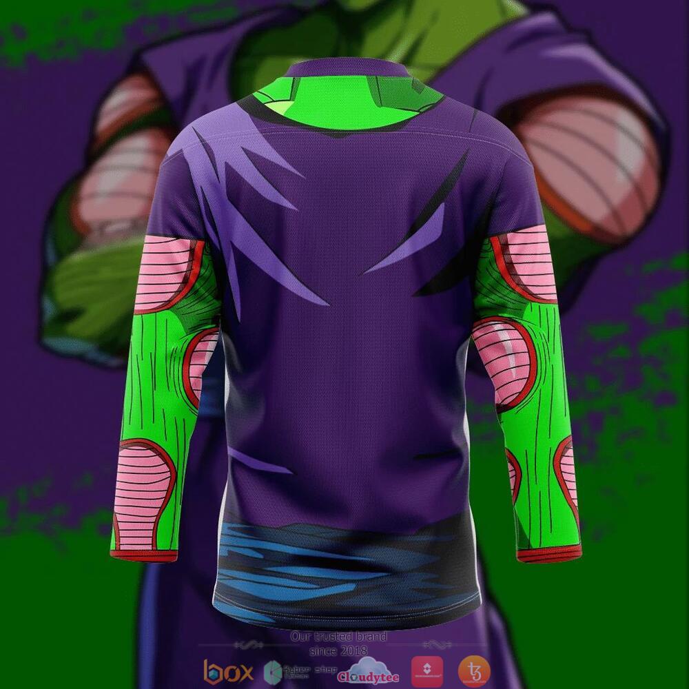 Dragon Ball Piccolo hockey jersey 4 Piccolo Dragon Ball hockey jersey 1 2 3