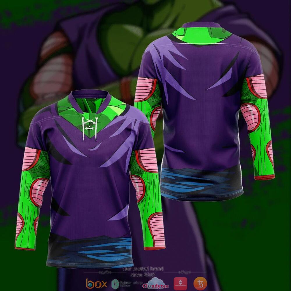 Dragon Ball Piccolo hockey jersey 5 Piccolo Dragon Ball hockey jersey 1 2 3 4