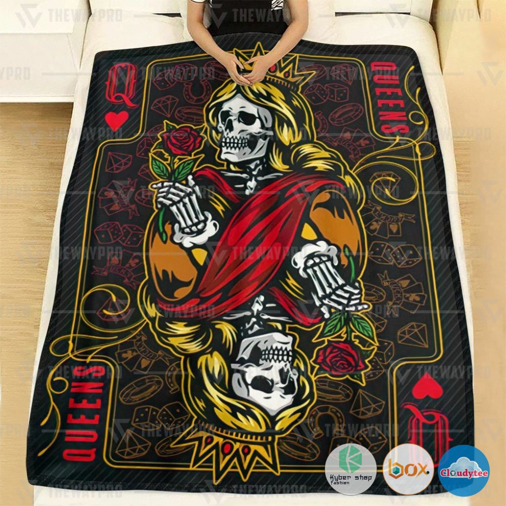 Playing Cards The Queen Blanket 2 Playing Cards The Queen Blanket 1