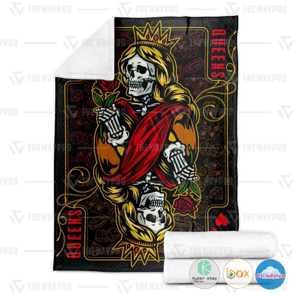 Playing Cards The Queen Blanket 3 Playing Cards The Queen Blanket 1 2