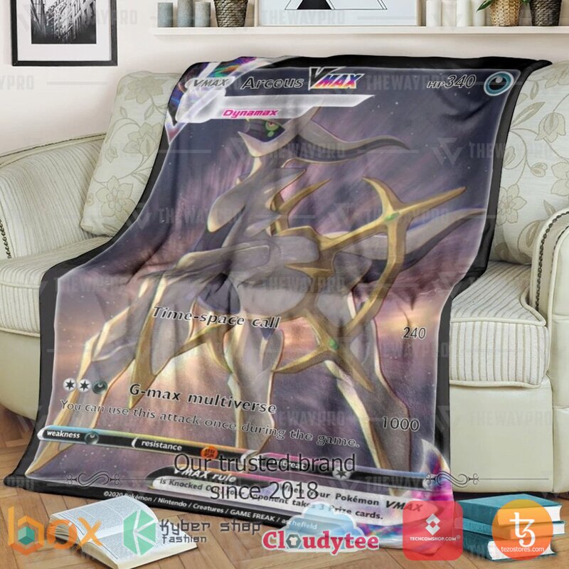 Pokemon Arceus God of all Pokemon Blanket