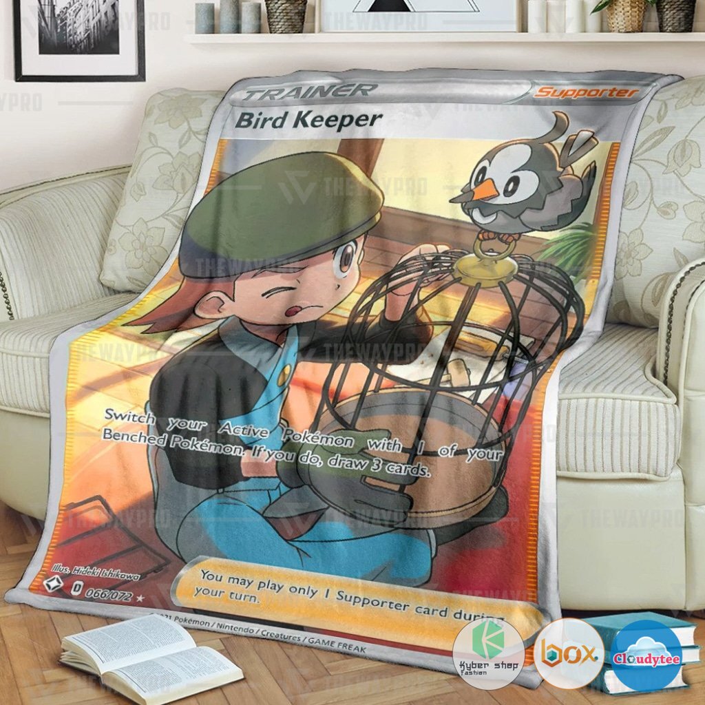 Pokemon Bird Keeper Shining Fates Trainer Blanket