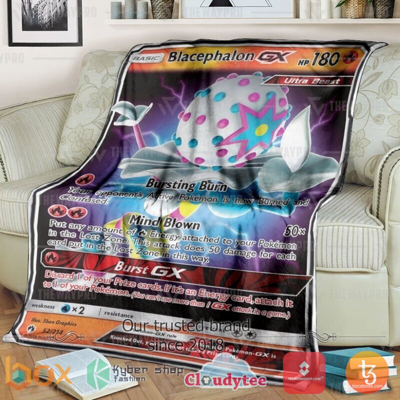 Pokemon Blacephalon GX Blanket