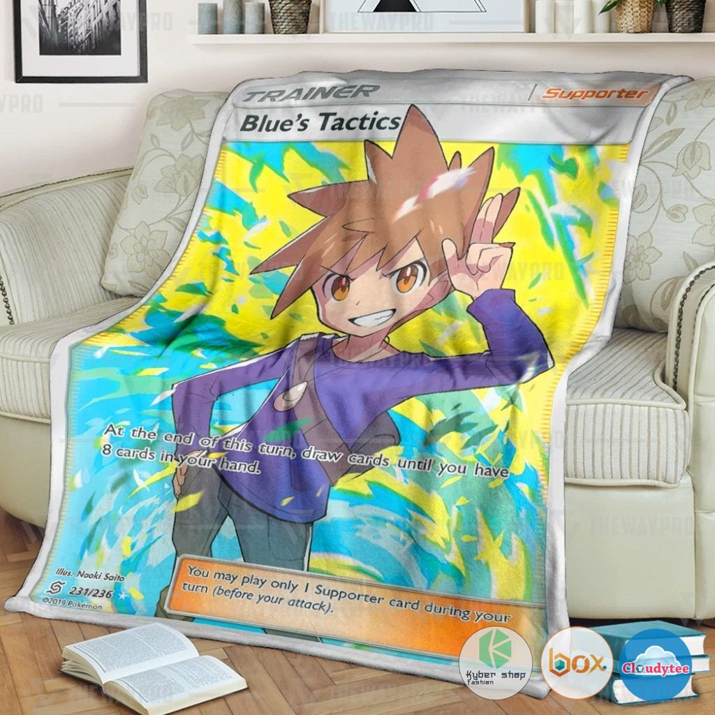 Pokemon Blues Tactics Trainer Blanket