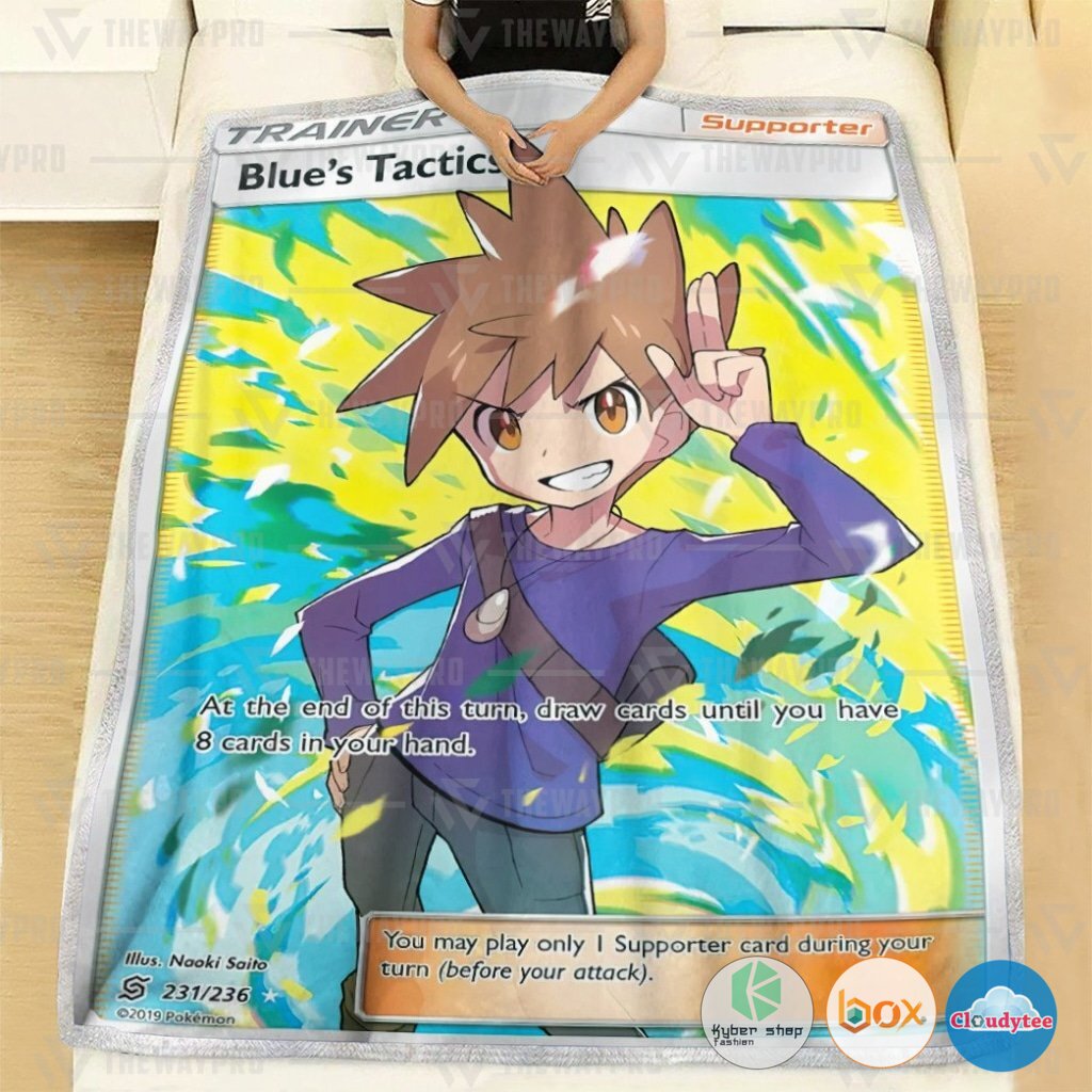 Pokemon Blue's Tactics Trainer Blanket 2 Pokemon Blues Tactics Trainer Blanket 1