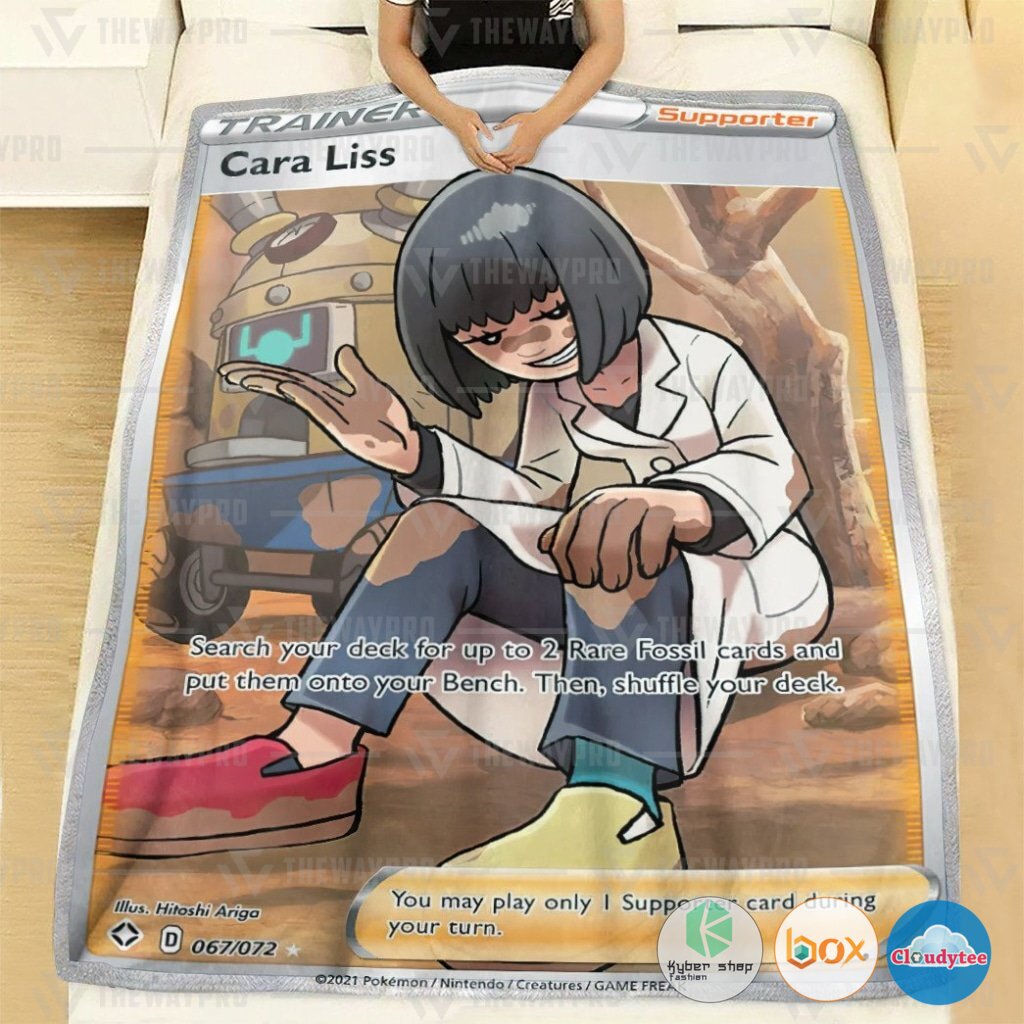 Pokemon Cara Liss Shining Fates Trainer Blanket 2 Pokemon Cara Liss Shining Fates Trainer Blanket 1