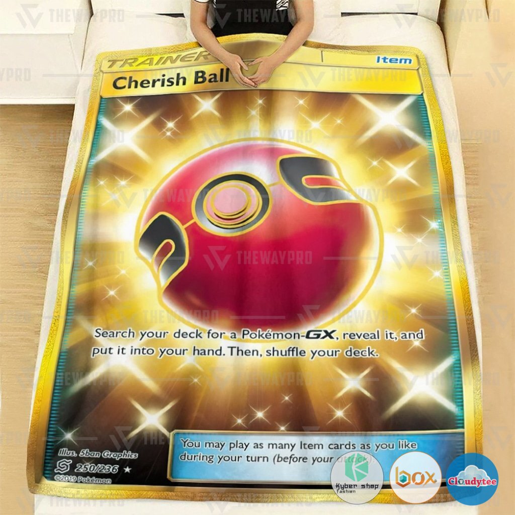 Pokemon Cherish Ball Trainer Blanket 2 Pokemon Cherish Ball Trainer Blanket 1